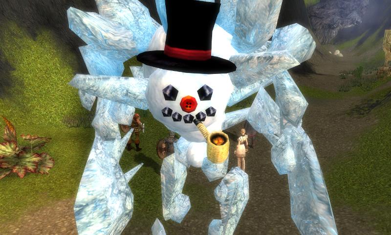 Schneemann in Kryta