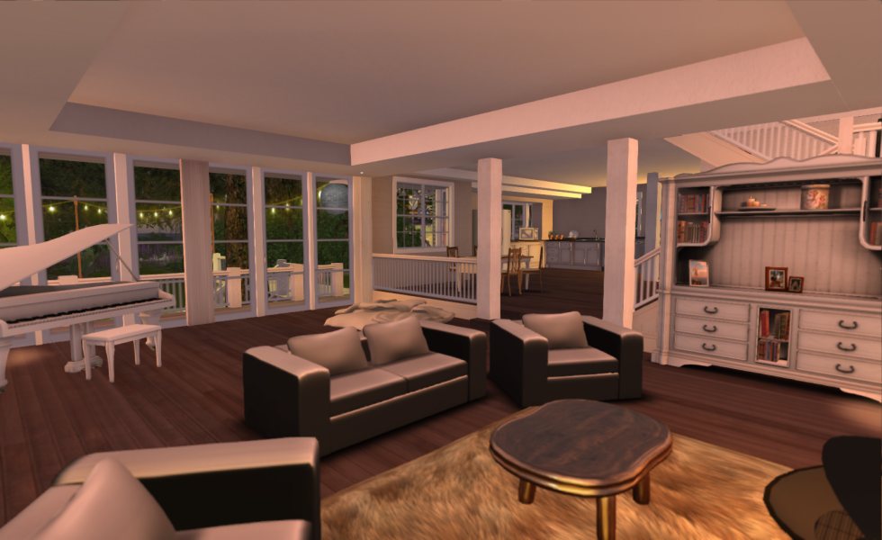 Second Life: Wohnzimmer 2