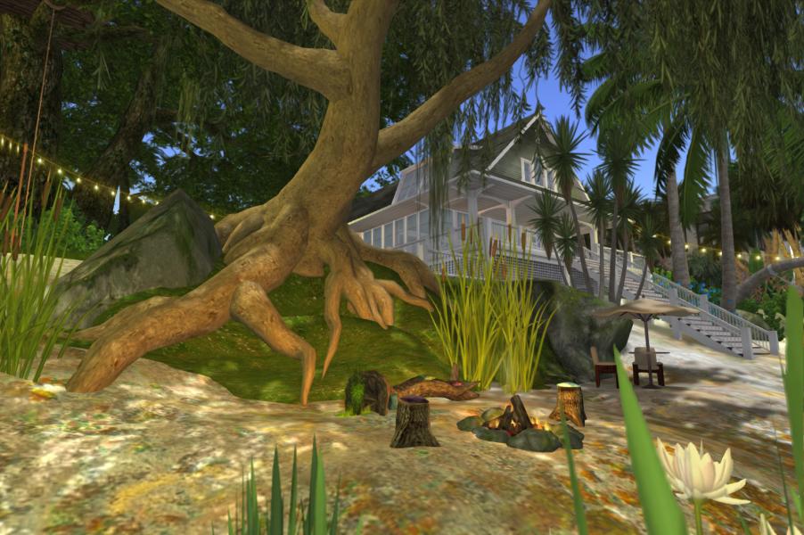 Second Life: Strandhaus vom Strand
